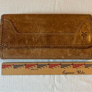 Frye Tan Leather Wallet
